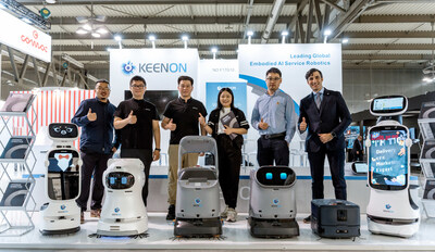 ISSA PULIRE 2025: KEENON Robotics feiert Europapremiere seiner neuen KLEENBOT-Modelle