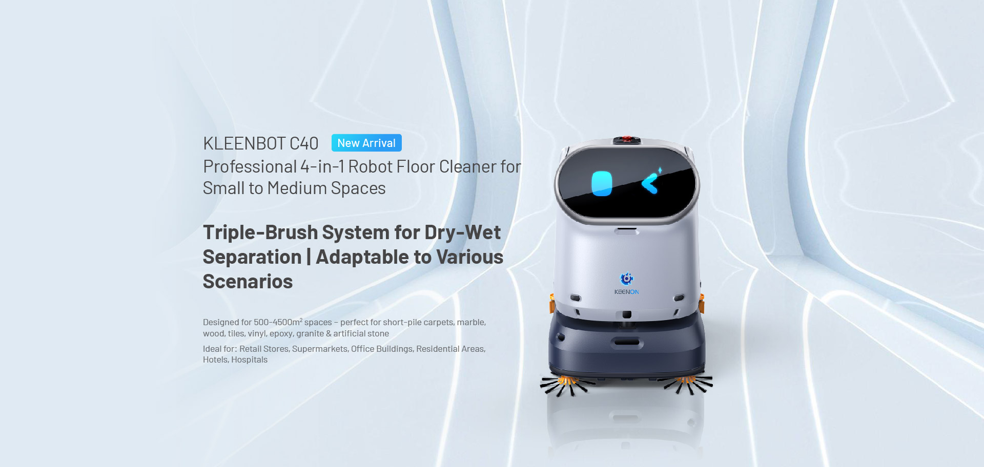 KLEENBOT C40 by KEENON Robotics